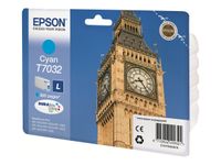 Epson T7032 Big Ben - cyan - cartouche d'encre originale