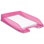 CEP First - Corbeille à courrier rose translucide