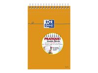 Oxford - Bloc notes à spirale - A5 - 160 pages - petits carreaux - 80G
