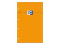 Oxford - Pack de 5 Blocs notes - A4 - 160 pages - petits carreaux - perforés
