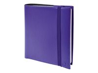 Agenda spiralé à élastique Time & Life Medium - 1 semaine sur 2 pages - 16 x 16 cm - violet - Quo Vadis