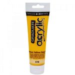 Daler-Rowney Graduate - Peinture acrylique - 120 ml - jaune cadmium foncé