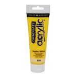 Daler-Rowney Graduate - Peinture acrylique - 120 ml - jaune napolitain