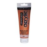 Daler-Rowney Graduate 537 - Peinture acrylique - 120 ml - brun métallique