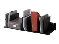 Trieur pour classeurs et documents - 10 séparateurs amovibles - L 85 cm - noir