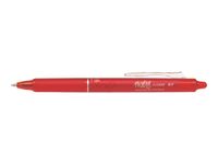 Pilot FriXion Ball Clicker - Bolígrafo  - rojo - tinta de gel - 0.7 mm - fino - retractil - con borrador