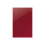 Naga - Tableau en verre 40 x 60 cm - rouge