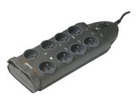 INFOSEC S8 - Multiprise parafoudre 8 prises - parasurtenseur 2500 W