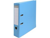 Exacompta - Classeur à levier - Dos 80 mm - A4 - pour 600 feuilles - bleu clair