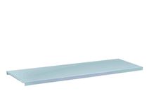 Tablette pour armoire à rideaux monobloc - L120 x P43 x H43 cm - gris clair