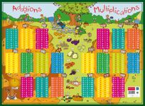 Sous-main carton rigide Tables - 40,5 x 55 cm - Bouchut