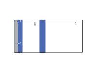 ELVE - Bloc vendeurs de 100 tickets - 60 x 135 mm - blanc