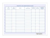 ELVE - Registre des conventions de stage - A4