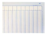 ELVE - Piqûre comptable - 13 colonnes sur 2 pages - 32 x 25 cm - 80 pages