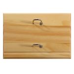 Socle en bois ordinaire Chêne pour Bloc-Pratic - Exacompta
