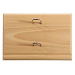 Socle en bois luxe Chêne pour Bloc-Pratic - Exacompta