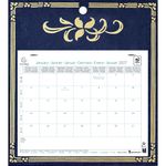 Calendrier mensuel Easycal avec feuillets détachables 24 x 18 cm sur plaque décors Skytos 27,5 x 30,5 cm - disponible dans différentes couleurs - Exacompta