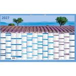 Calendrier illustré France - 14 mois sur 1 face - 65 x 40,5 cm - Exacompta