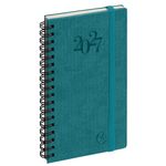 Agenda de poche spiralé Swan Eurotime 16S - 1 semaine sur 2 pages - 9 x 16 cm - disponible dans différentes couleurs - Exacompta