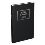 Lecas - Agenda Banquier Long - 1er prix - 2nd volume - 15x34 cm - 768P - 1 jour/2 pages - noir
