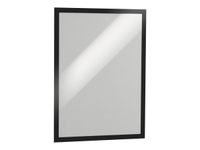 Durable Duraframe - 2 Cadres d'affichage adhésif repositionnable - A3 - noir