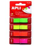 Apli - Marque-pages (Index) - 12 x 45 mm - couleurs fluos
