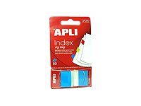 Apli - Marque-pages (Index) - 25 x 45 mm - bleu