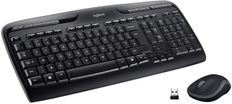 Logitech MK330 - ensemble clavier Azerty et souris sans fil - noir