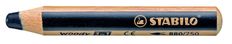 STABILO Woody 3 in 1 - Crayon de couleur pointe large - noir