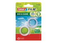 Tesa Eco & Clear - 2 rouleaux de Ruban adhésif - 19 mm x 10 m
