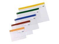 Snopake Zippa-Bag - Pochette renforcée zippée - 405 x 260 mm - disponible dans différentes couleurs