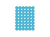 Apli Agipa - 192 Pastilles adhésives - étiquettes remise -40% - bleu