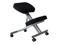 Siège technique ERGOMETAL - tabouret assis-genoux - hauteur réglable par vis jusqu'à 72 cm - noir