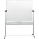 Nobo - Tableau blanc Classic émaillé pivotant mobile - 150 x 120 cm - magnétique