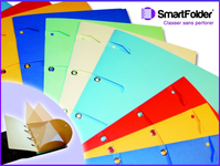 Smartfolder Aloha - 6 Chemises à 3 rabats - rouge