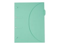 Smartfolder Wallou - 100 Chemises à 3 rabats - vert