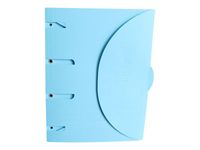 Smartfolder Wallou - 100 Chemises à 3 rabats - bleu