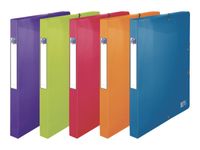 Oxford School Life - Boîte de classement plastique - dos 25 mm - disponible dans différentes couleurs