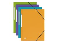 Memphis - Chemise polypro à rabats - A4 - disponible dans différentes couleurs pastels