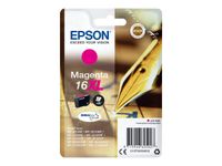 Epson 16XL - 6.5 ml - XL - magenta - original - blíster - cartucho de tinta - para WorkForce WF-2010, 2510, 2520, 2530, 2540, 2630, 2650, 2660, 2750, 2760