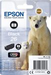 Epson 26 Ours polaire - noir photo - cartouche d'encre originale
