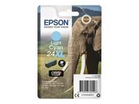 Epson 24XL Elephant - cyan clair - cartouche d'encre originale