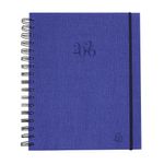 Agenda spiralé Napura La Journée Planifiée 22W - 1 jour par page - 18,5 x 22,5 cm - disponible dans différentes couleurs - Exacompta