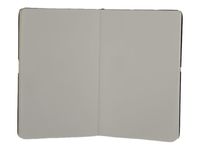Moleskine Classic Large - Cahier - 130 x 210 mm - 240 pages - papier ivoire - uni - couverture noire