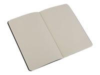 Moleskine Cahier Pocket - 3 journaux - 9 x 14 cm - 64 pages - uni - noir