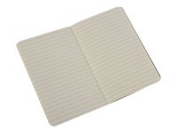 Moleskine Cahier Pocket - 3 journaux - 9 x 14 cm - 64 pages - ligné - marron kraft