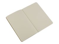 Moleskine Cahier Pocket - 3 journaux - 9 x 14 cm - 64 pages - uni - marron kraft