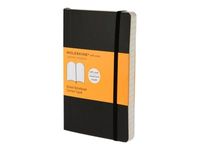 Moleskine Pocket - Carnet - 9 x 14 cm - 192 pages - ligné - noir