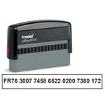 Tampon chèque personnalisé avec 1 à 2 lignes de texte - zone d'impression 70 x 10 mm - Trodat Printy 4916