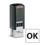 Tampon carte de fidélité personnalisé avec logo ou initiales sur 1 à 3 lignes - zone d'impression 12 x 12 mm - Trodat Printy 4921